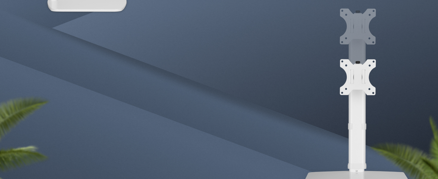 Кріплення для монітора RICOO TS4011: настільна підставка VESA для моніторів 17-32 дюймів, регульована, гнучкий кріплення