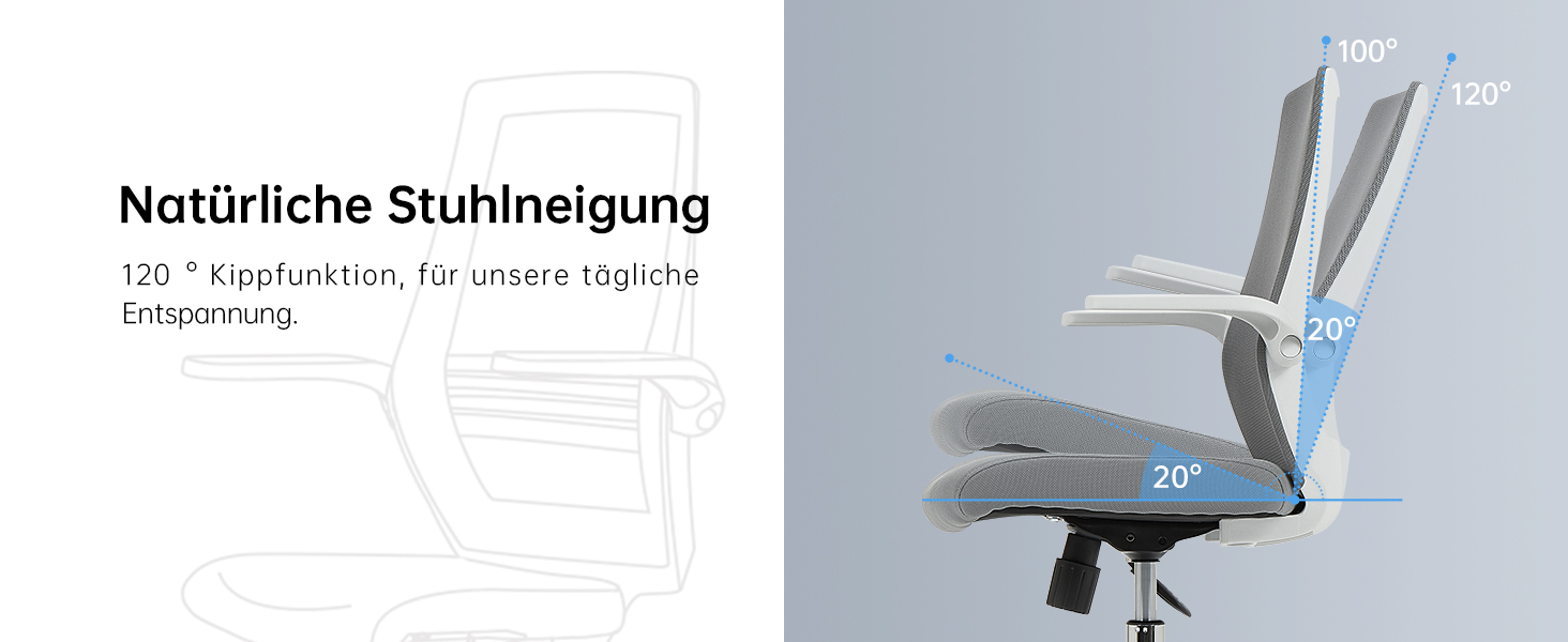 Офісний крісло SIHOO ергономічне з регульованими підлокітниками, підтримкою попереку та м'якою спинкою Mesh. Сірий колір.