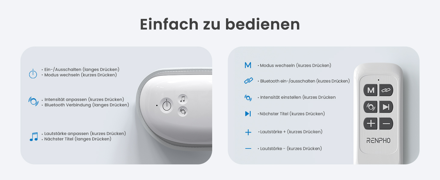 Масажер для очей RENPHO Eyeris 1 з підігрівом, вібрацією та Bluetooth, акумуляторний. Полегшення сухих очей, подарунок для жінок та чоловіків