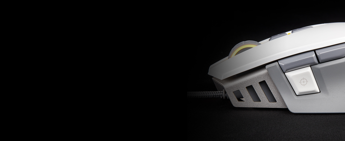Ігрова дротова миша Corsair M65 RGB ELITE для FPS, біла