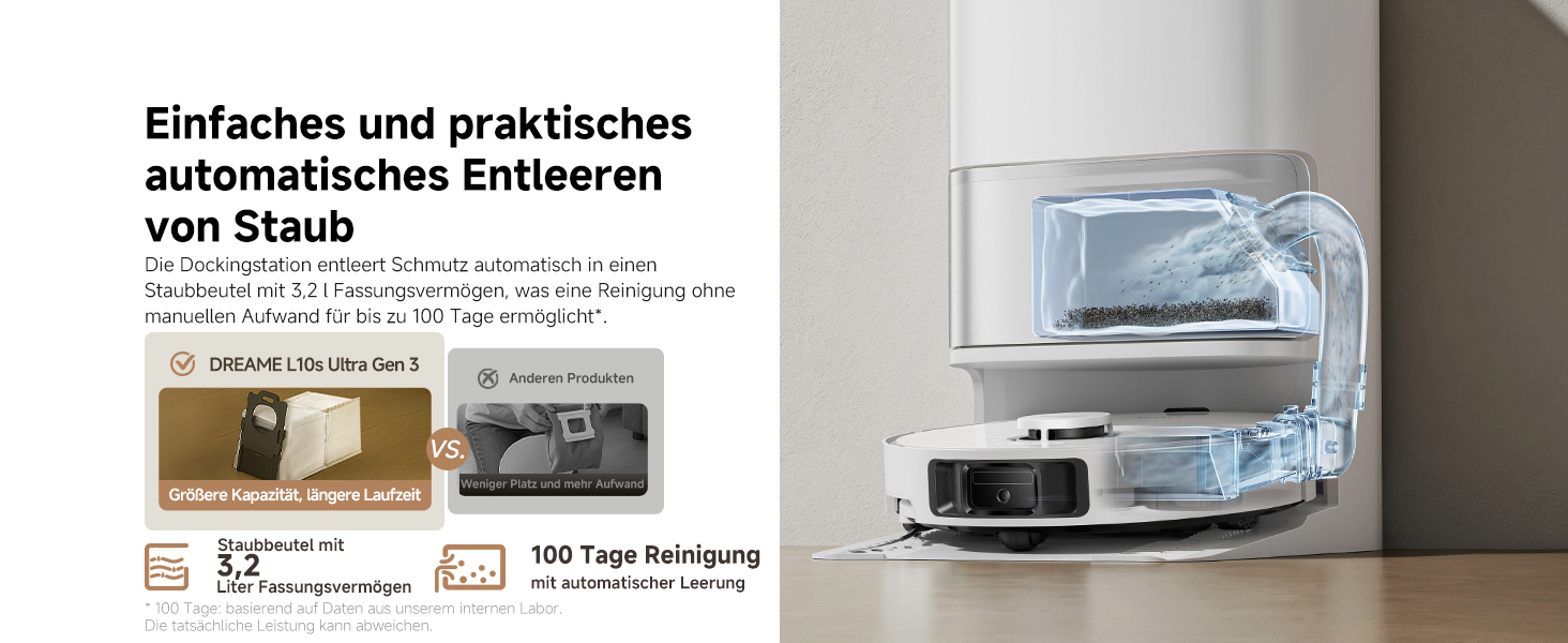 Робот-пилосос Dreame L10s Ultra Gen 3: потужний, з функцією миття, самоочищення, керування через додаток