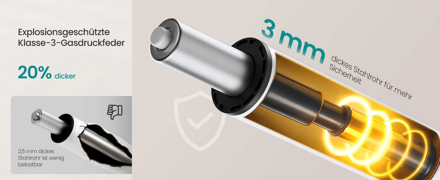 Офісне крісло SONGMICS ергономічне сітчасте, стілець для комп'ютера з регулюванням висоти та функцією гойдання, дихаюча оббивка, до 120 кг, сіро-голубий (OBN022GD01)