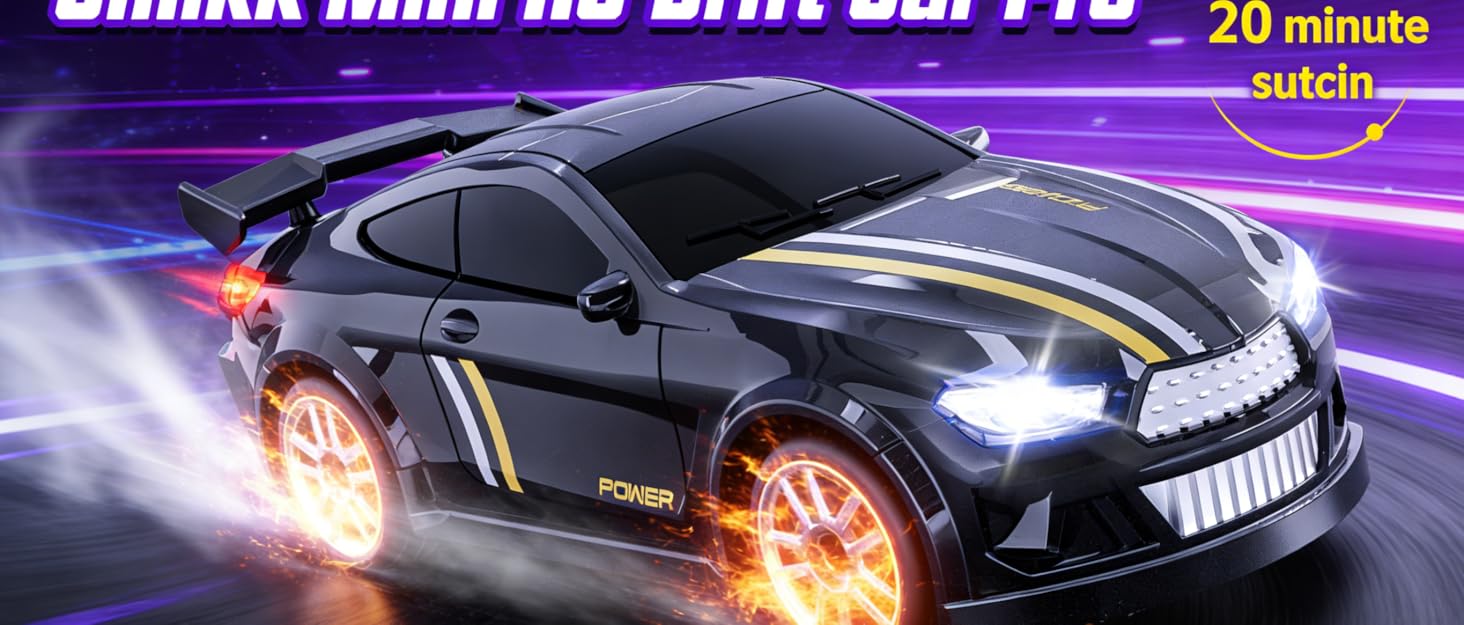 RC Дрифт-кар Umikk Mini Pro 1:64, 4WD, радіокерування, подарунок для дорослих (Стиль 4)