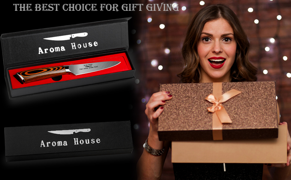 Професійний ніж для кухні Nakiri, 7 дюймів, ніж-сіка, з високоякісної сталі, для кухні та ресторану