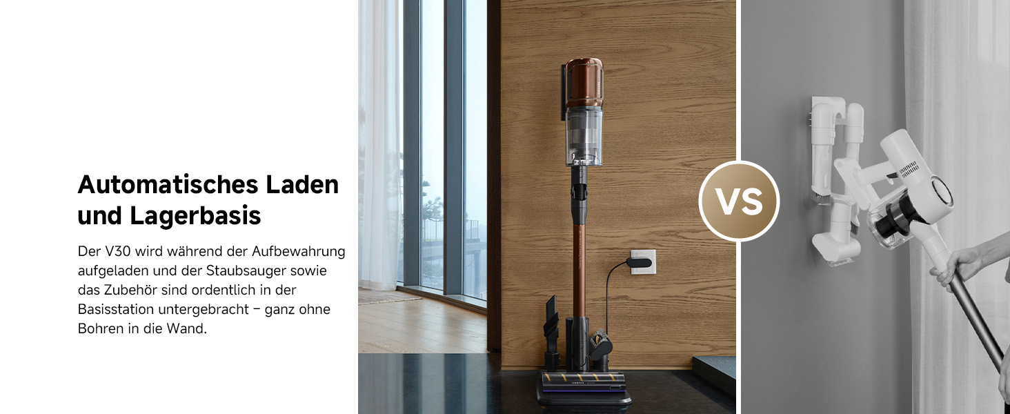 Dreame V30 Бездротовий пилосос для твердих підлог і килимів 24000PA, 90 хв, фільтр 99.99%, видалення шерсті тварин