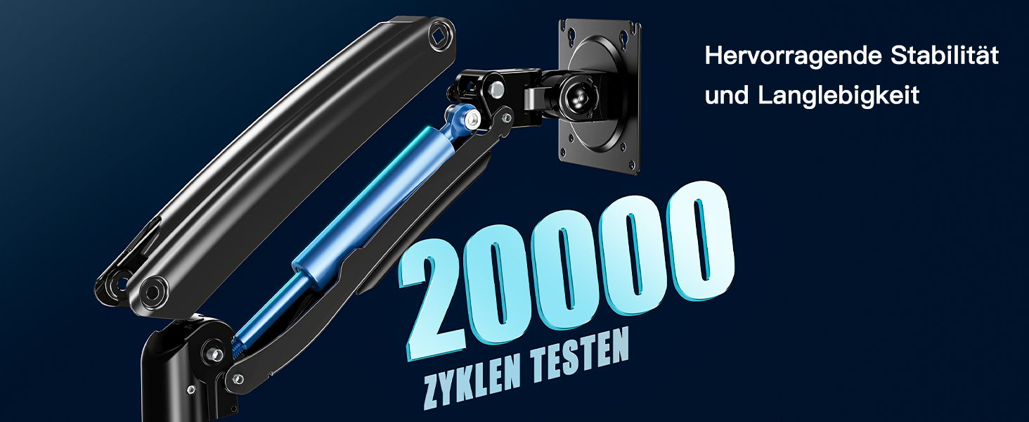 Кріплення для монітора HUANUO, 13-40 дюймів, регульований, USB, VESA 75/100 мм