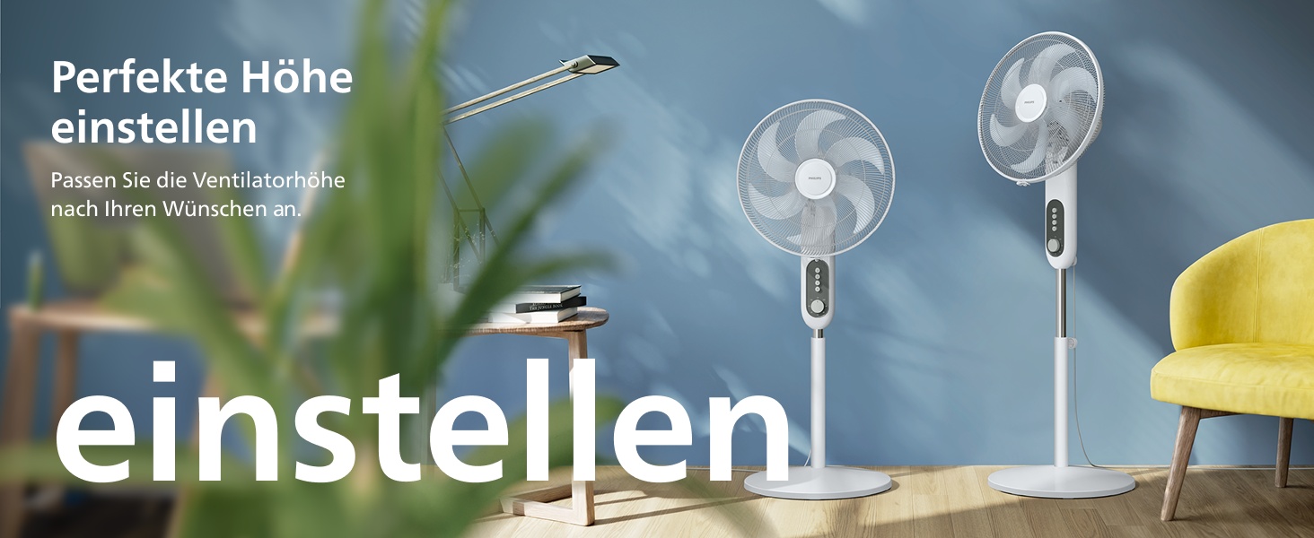 Вентилятор підлоговий Philips Serie 5000, 105 см, пульт, таймер, 3 швидкості, 40 Вт, білий