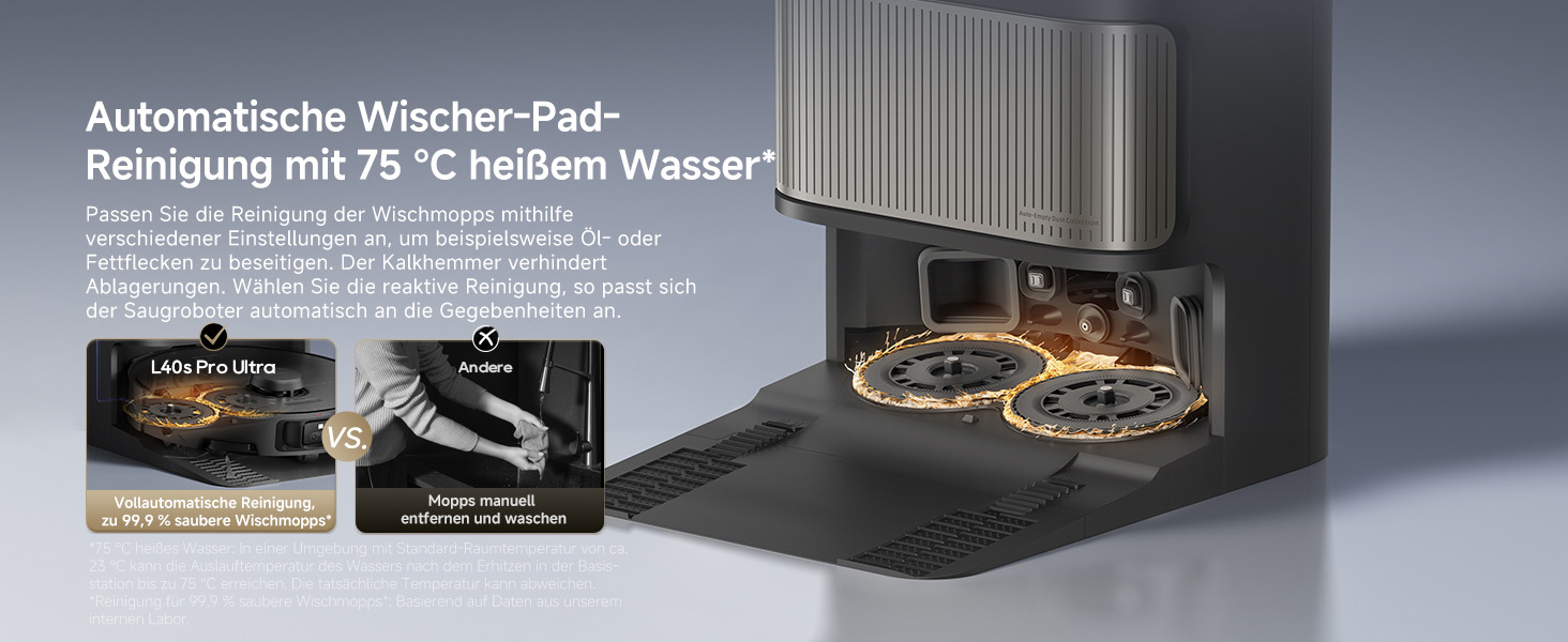 Робот-пилосос Dreame L10s Ultra Gen 2 з миючою функцією, технологією MopExtend™ RoboSwing, потужністю 10000 Па Vormax™, режим для тварин, автоматична база, різноманітне прибирання килимів