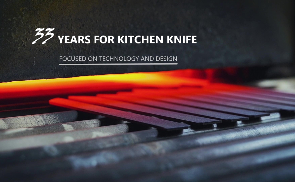 Набір кухонних ножів NANFANG BROTHERS Profimesser Damaskus 5 предметів з дерев'яним блоком, з дамаської сталі, нержавіюча сталь