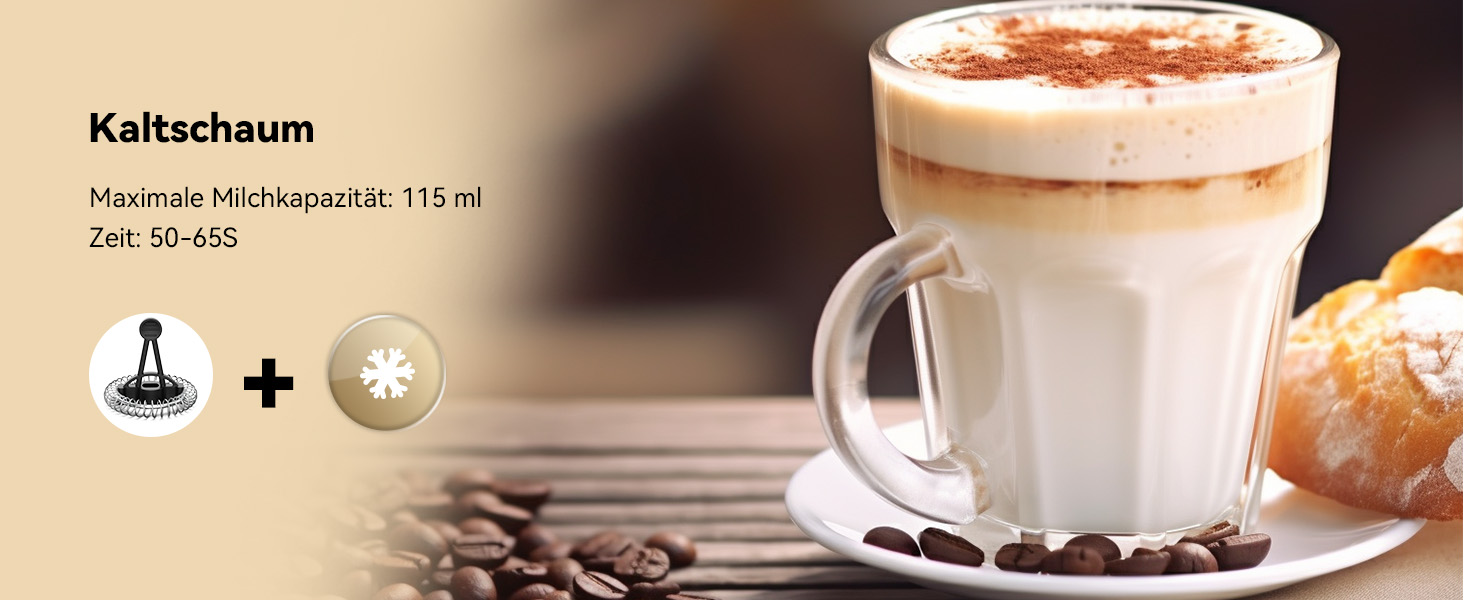 Електричний піноутворювач для молока Morpilot 4-в-1, для лате, капучино, макіато - блакитний