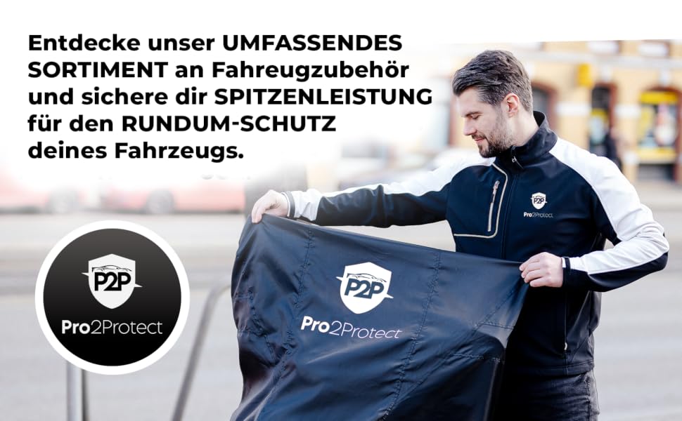 Водонепроникний чохол для мотоцикла та скутера Pro2Protect® чорно-білий, погодозахисний зовнішній захисний тент для Moped, Vespa та Roller