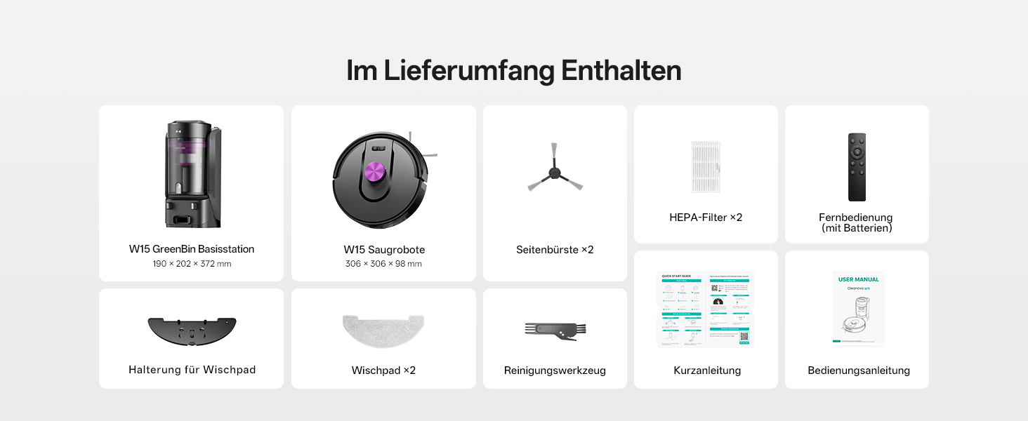 Робот-пилосос Vexilar W15 з функцією миття підлоги, бездротовий, 10000Pa, LiDAR-навігація, 180 хвилин роботи, керування через додаток та голосовий помічник