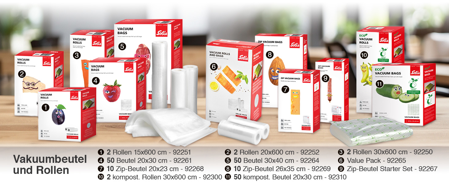 Вакууматор Solis Vac Prestige 575 для продуктів харчування з функціями імпульсної паяння та маринування