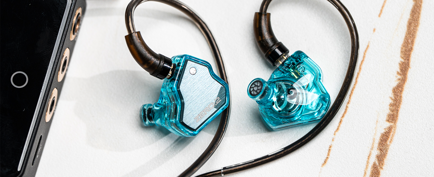 Гц x Crinacle Zero 2 IEM, 10 мм драйвер, дротовий, ігровий, кабель OFC (сріблястий), 7