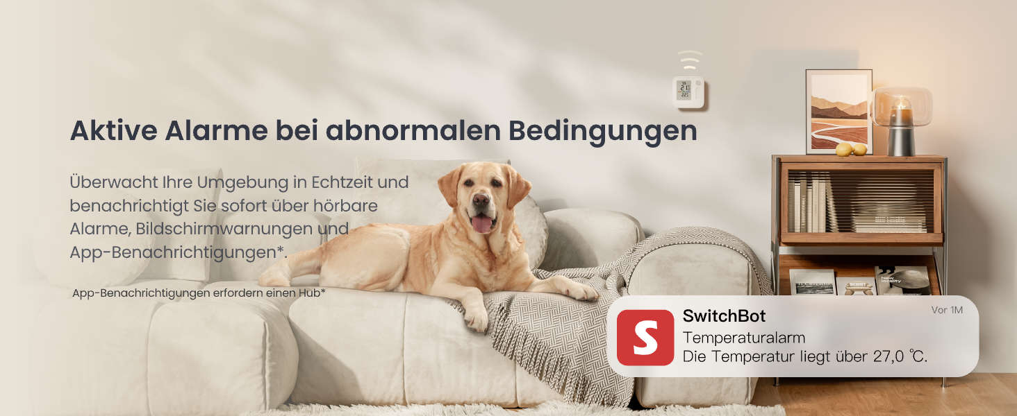 SwitchBot Розумний термостат на радіатор Bluetooth з керуванням через додаток, таймером, енергозбереженням, сумісний з Alexa, Apple HomeKit та Home Assistant (потрібен Hub) (Панель)