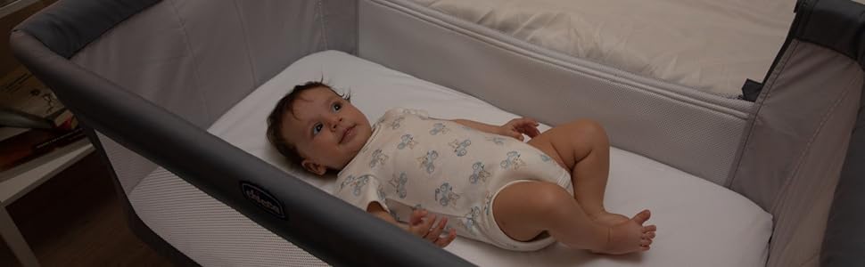 Спальне ліжко Chicco Next2Me Twins, 2 матраци, регульовані по висоті, розкладні ніжки