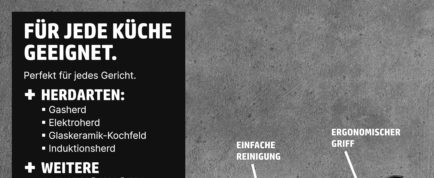 Сковорода-гриль HENSSELERS® з чавуну [26 см] для всіх типів плит та духовок, включаючи газові та індукційні плити. Антипригарна сковорода для стейків. Чотирикутна чавунна сковорода для гриля