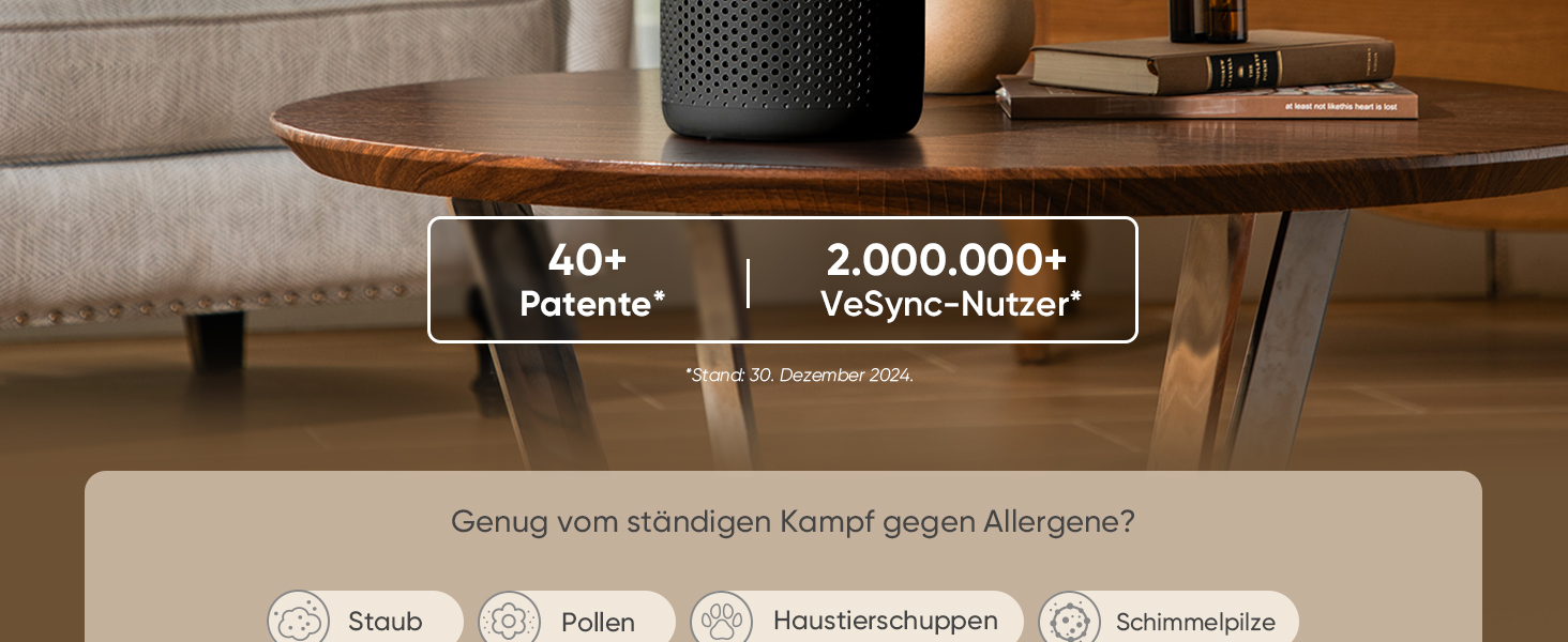 Повітряочисник LEVOIT Core Mini з ароматерапією, HEPA-фільтр, чорний