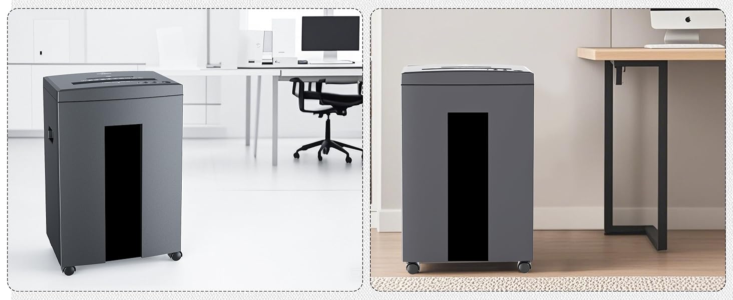 Шредер для паперу WOLVERINE P4 SD9113: 18 листів, знищення CD, тихий, 22 л, сірий