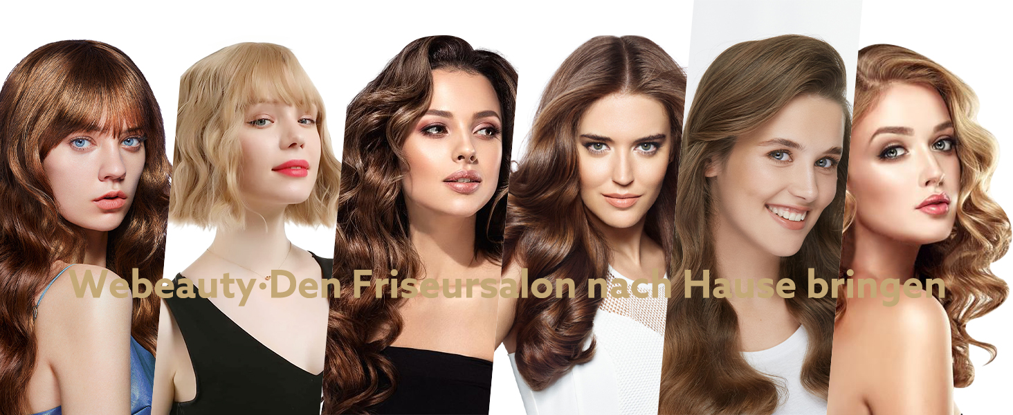 Фен для волосся Ion Hair Styler, 110 000 об/хв, високошвидкісний фен 20 м/с, фен 200 мільйонів іонів з повітряними плойками для сушіння та завивки Рожевий, 3 en 1 Webeauty