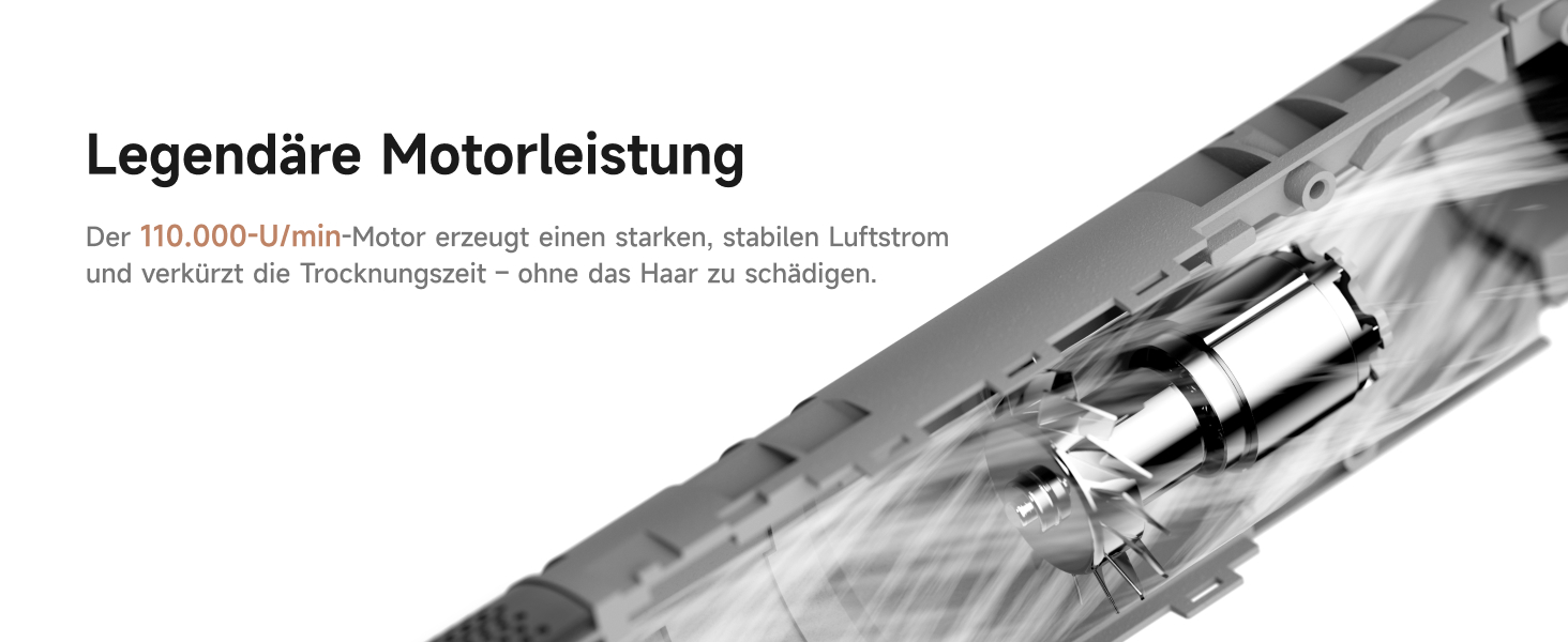 Фен для волосся Laifen Neo Special Starlight: безщітковий мотор 110 000 об/хв, іонізація 200 млн негативних іонів, інтелектуальний контроль температури, 2 магнітні насадки