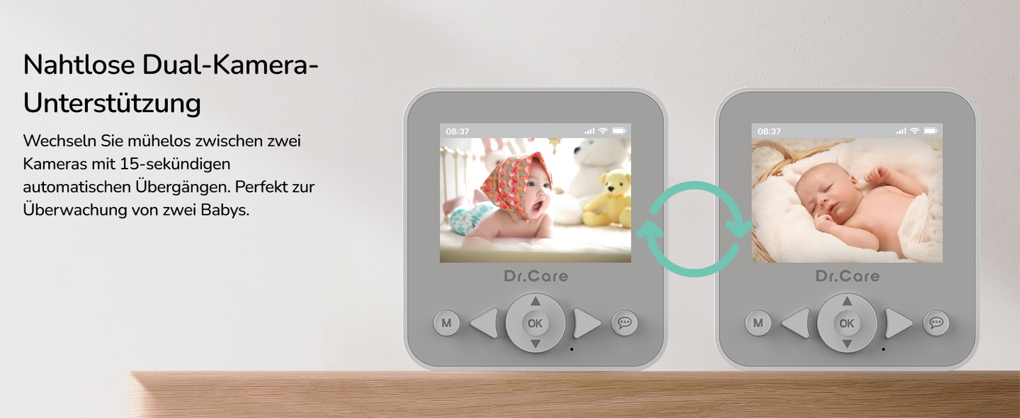 Відеоняня Dr.Care з камерою та монітором 2.8