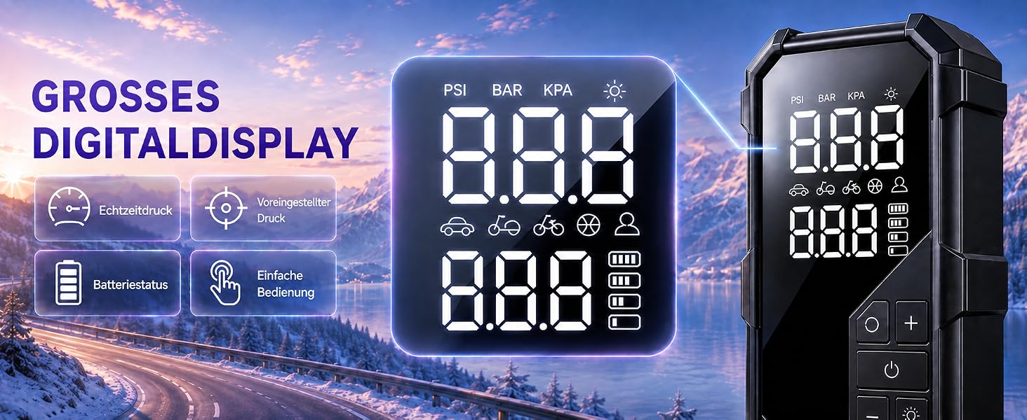 Пусковий пристрій (бустер) 8000A з компресором 150 PSI та Powerbank для бензинових та дизельних двигунів