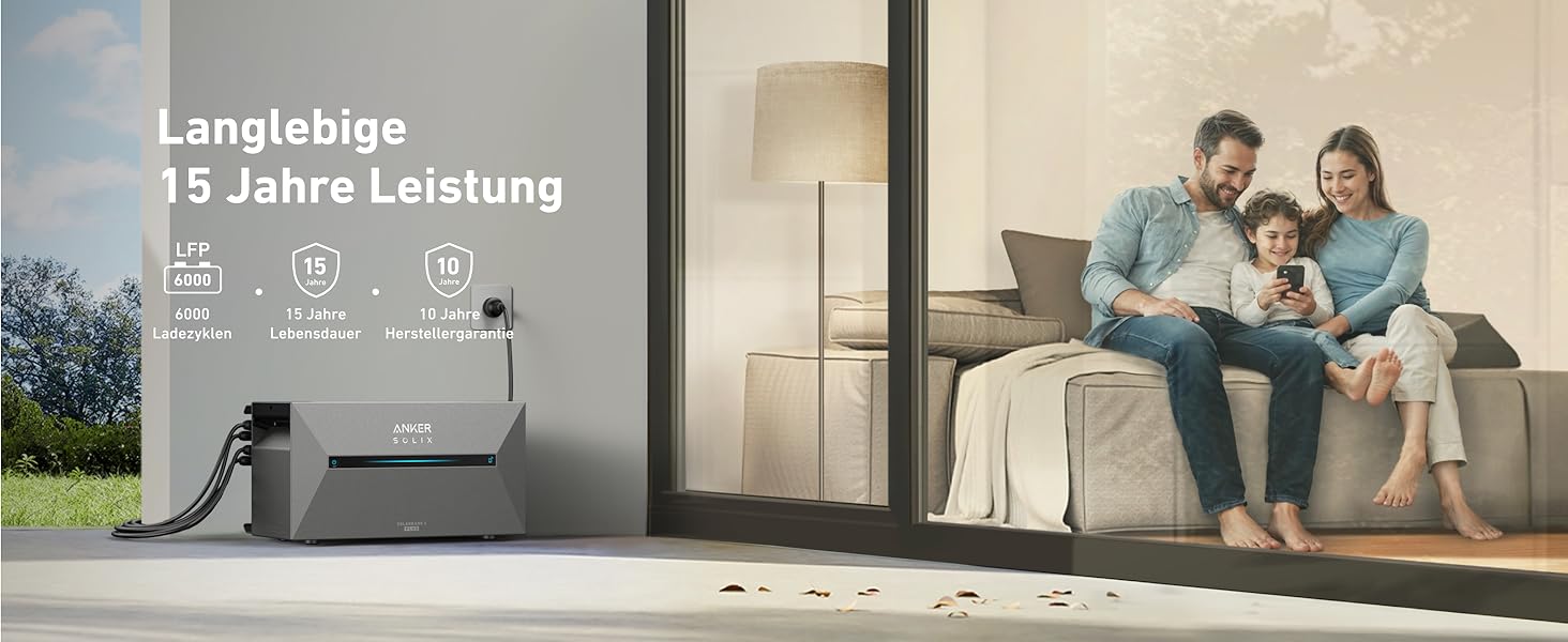 Anker SOLIX Балковий сонячний електростанція з акумулятором (890W | 1600Wh), Solarbank 2 Plus 2 MPPT для до 2 сонячних панелей, 1600Wh акумулятор для балконної сонячної електростанції, 2x 445W Topcon сонячні панелі, кріплення, 9,6kWh (E1600 Plus)