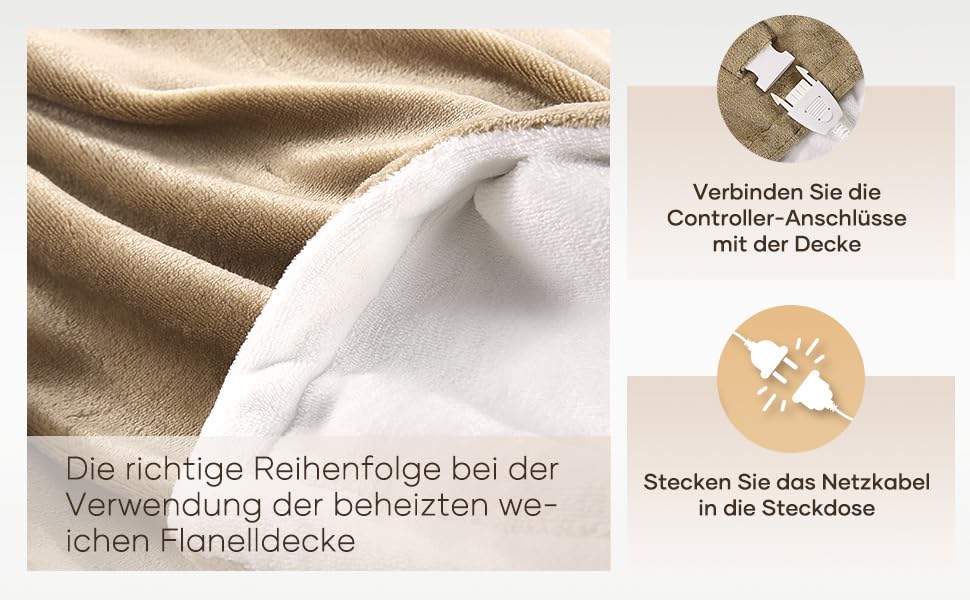 Електричний ковдрик-плед з 4 рівнями нагріву та автовимкнення через 6 годин, 130x180 см, м'який фланель, для зігрівання тіла, машинне прання