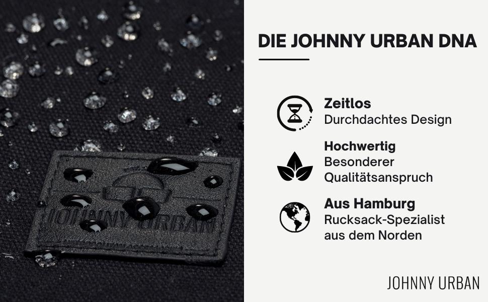 Рюкзак Johnny Urban Women & Men - Adam Medium - Rolltop з відділенням для ноутбука для Університетської бізнес-школи - 15 л - Бавовняне полотно - водовідштовхувальне (антрацит)