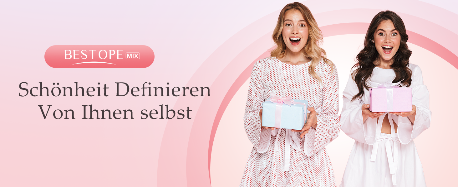 4-в-1 Випрямляч та завивачка для волосся - 22/25/32/38 мм, для створення хвиль, 4 температури (140-210°C), 3 насадки, чорний, Rose