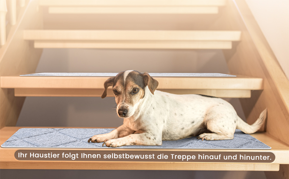 Килимок на сходи Homwiz, 15 шт., антиковзкий, самоклеючий, 55x19 см, сірий