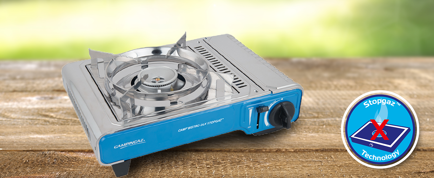 Газовий набір для кемпінгу Campingaz Camp'Bistro з кейсом, 2.2 кВт, 1 конфорка, Stopgaz