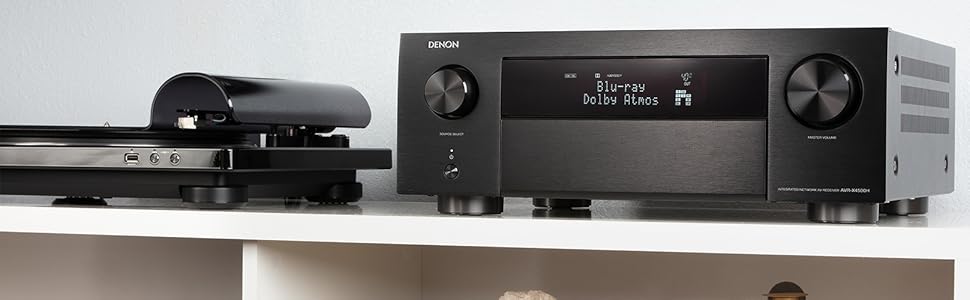 Канальний AV підсилювач Denon AVC-X4700H, 8K, Alexa, Dolby Atmos, HEOS, AirPlay 2, срібло, 9.2-