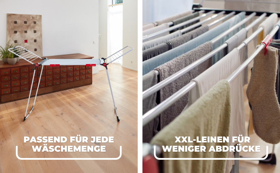 Сушарка для білизни Vileda Infinity Flex Ultimate Black Edition з розсувним телескопічним каркасом, XXL-стійками, чорного кольору. Складається та поставляється у зібраному вигляді. Ідеальна для великої кількості білизни. Екологічна упаковка.