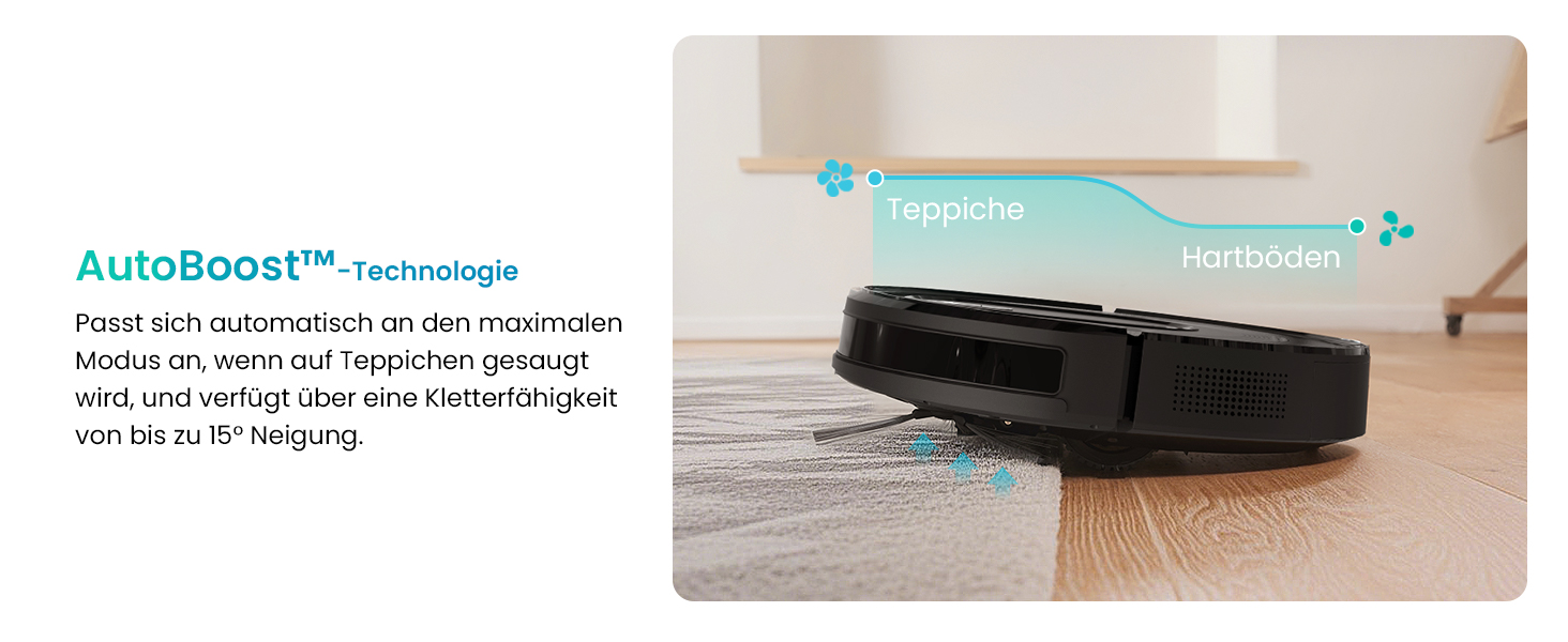 Робот-пилосос Vexilar W7 3-в-1 з вологою, 4000Pa, безщітковий мотор, 120 хв, для тварин, твердих підлог та килимів