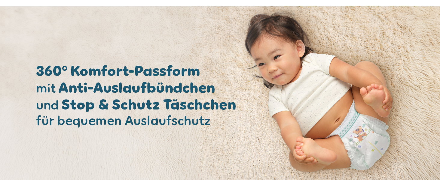 Підгузки-трусики Pampers Baby-Dry Pants розмір 6 (13-19 кг), 138 шт, захист від протікань 360°