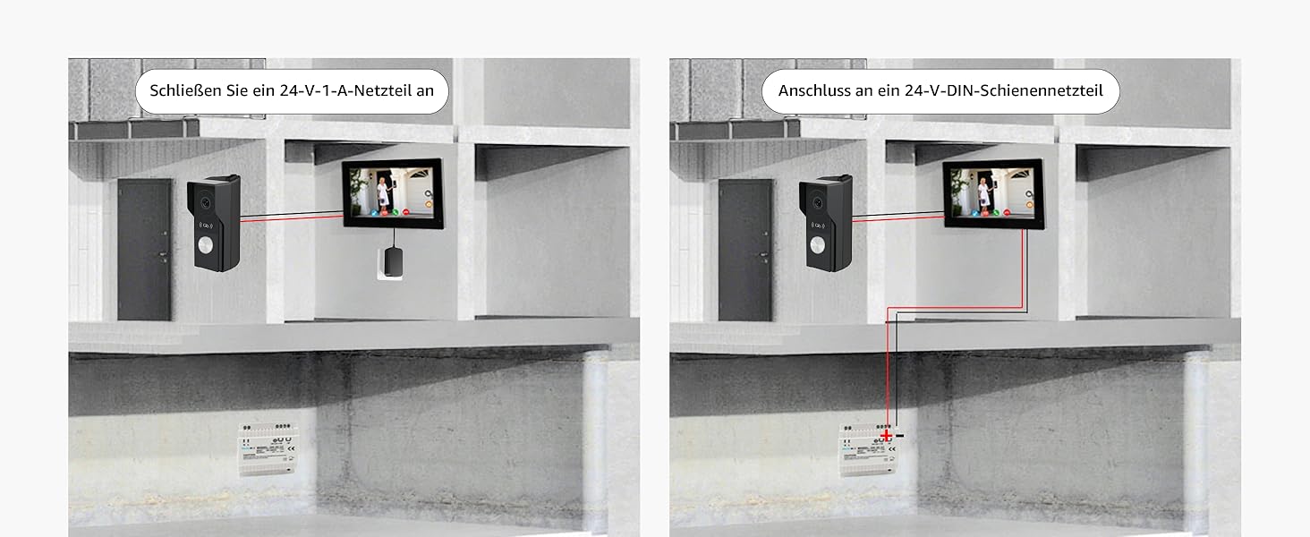 Відеодомофон WiFi з камерою та монітором 7