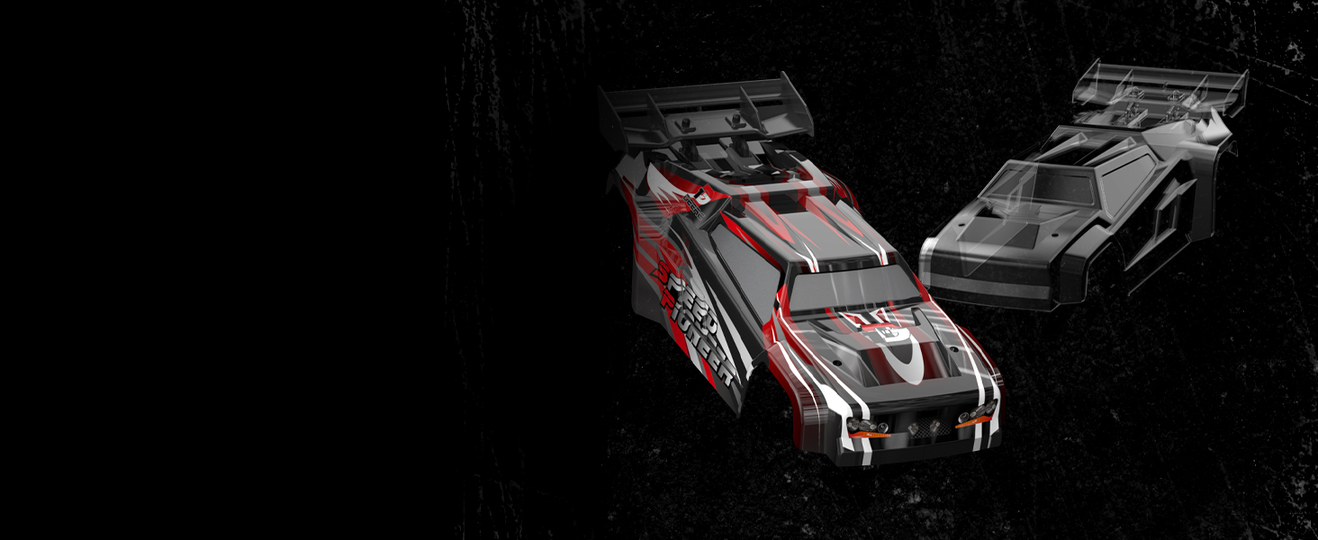 Радіокерований позашляховик DEERC 9206E 1:10 4WD, 48 км/год, 2 акумулятори, для дітей та дорослих