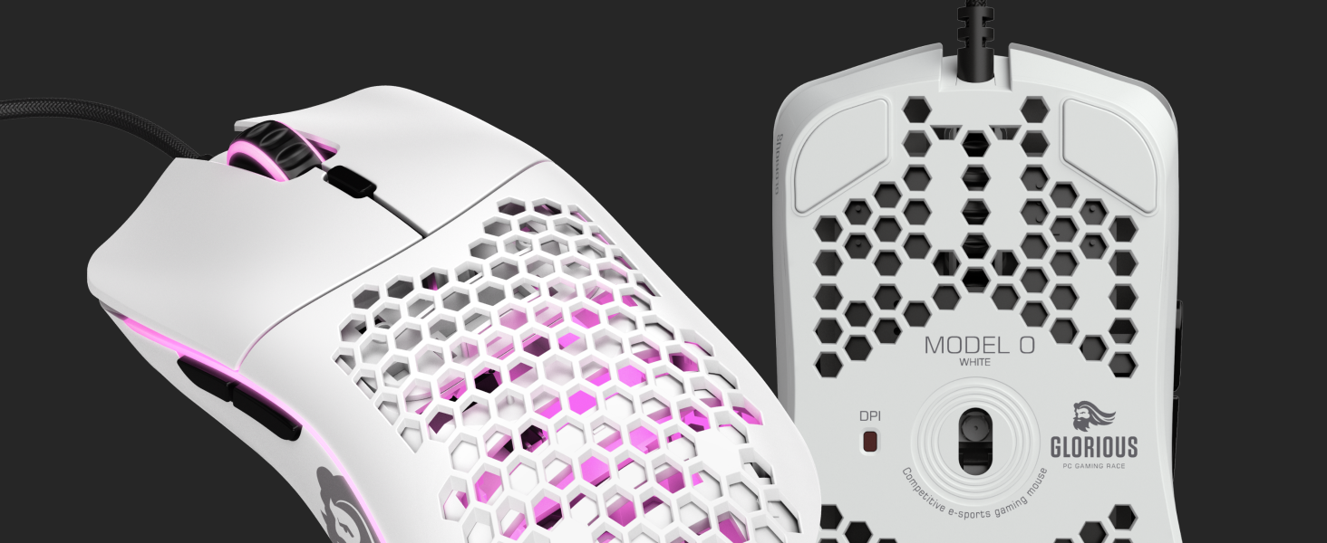 Ігрова бездротова миша Glorious Model O Wireless, сенсор BAMF, 2.4GHz, вага 69г, PTFE-ніжки