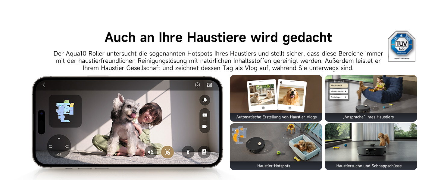 Робот-пилосос Dreame Aqua10 Roller: потужність 30000Pa, самоочищення, автоматичне випорожнення, керування голосом, чорний