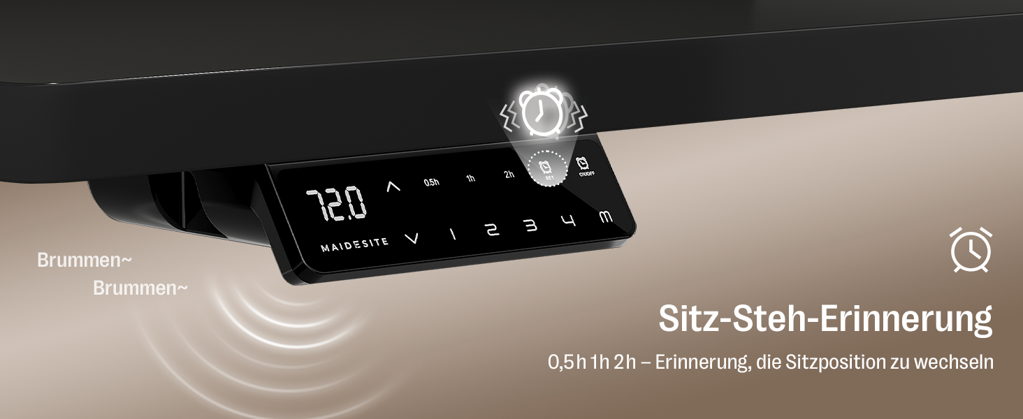 Регульований стіл MAIDeSITe S2 Pro 160x80 см: електричний, з захистом від зіткнень, чорний