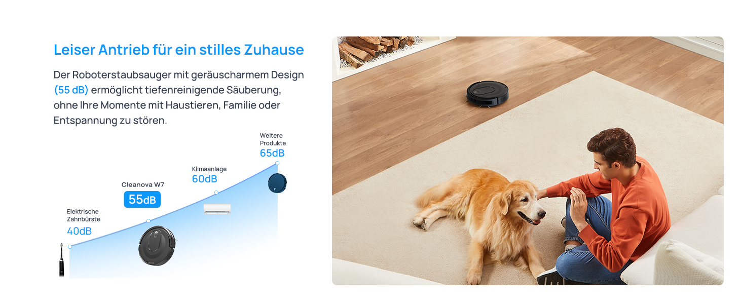 Робот-пилосос Vexilar W7 3-в-1 з функцією миття, 4000Pa, сумісний з Alexa/App, для тварин, килимів, твердих поверхонь