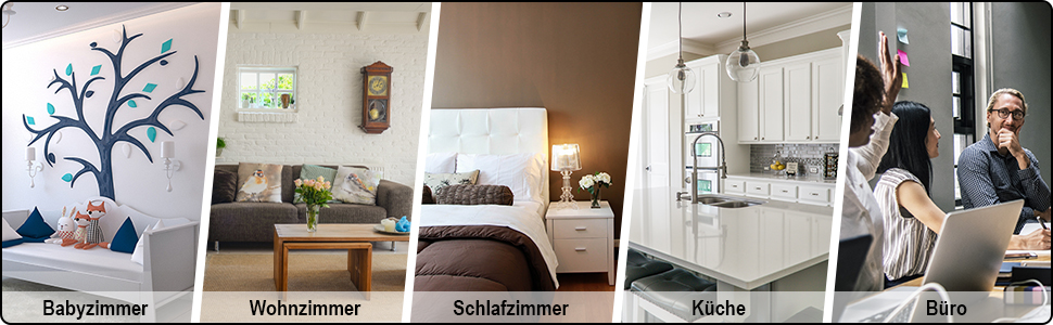 Повітряочисник ProfiCare® PC-LR 3075: для кімнат до 20 м², 2 фільтри, сенсорне керування