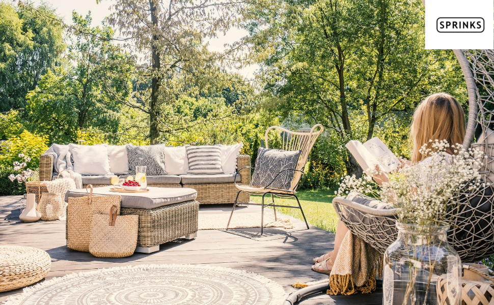 Чохол для парасольки SPRINKS® до 300 см - захисний, стійкий до УФ, вологостійкий, з допоміжним стрижнем, темно-сірий, 260 x 40/70/50 см