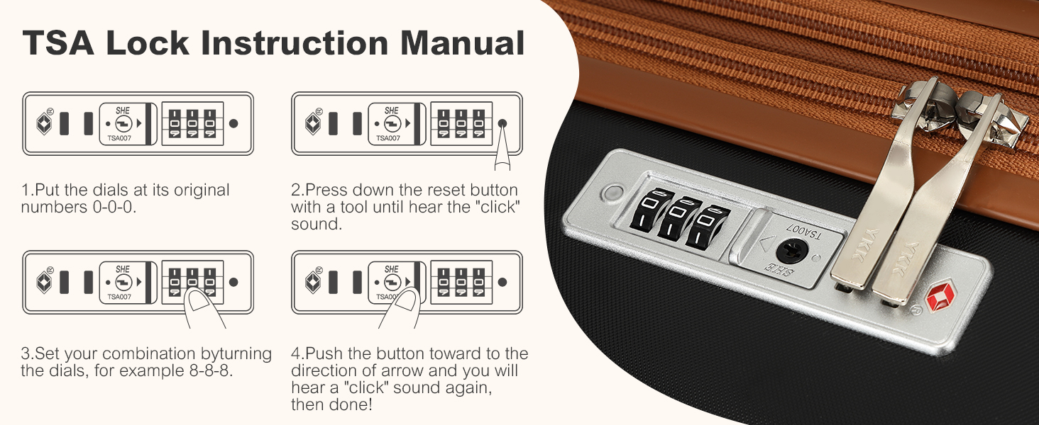 Чемодан-валіза KONO Mittelgroß (середній) з ABS+PC, 4 колеса, TSA-замок (чорний/коричневий, L, 65 см)