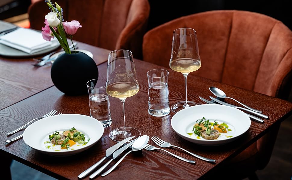 Бокали для білого вина Josephinenhütte® JOSEPHINE N°1, 2 шт. Ручна робота, бласт, для рожевого вина, інтенсивний аромат