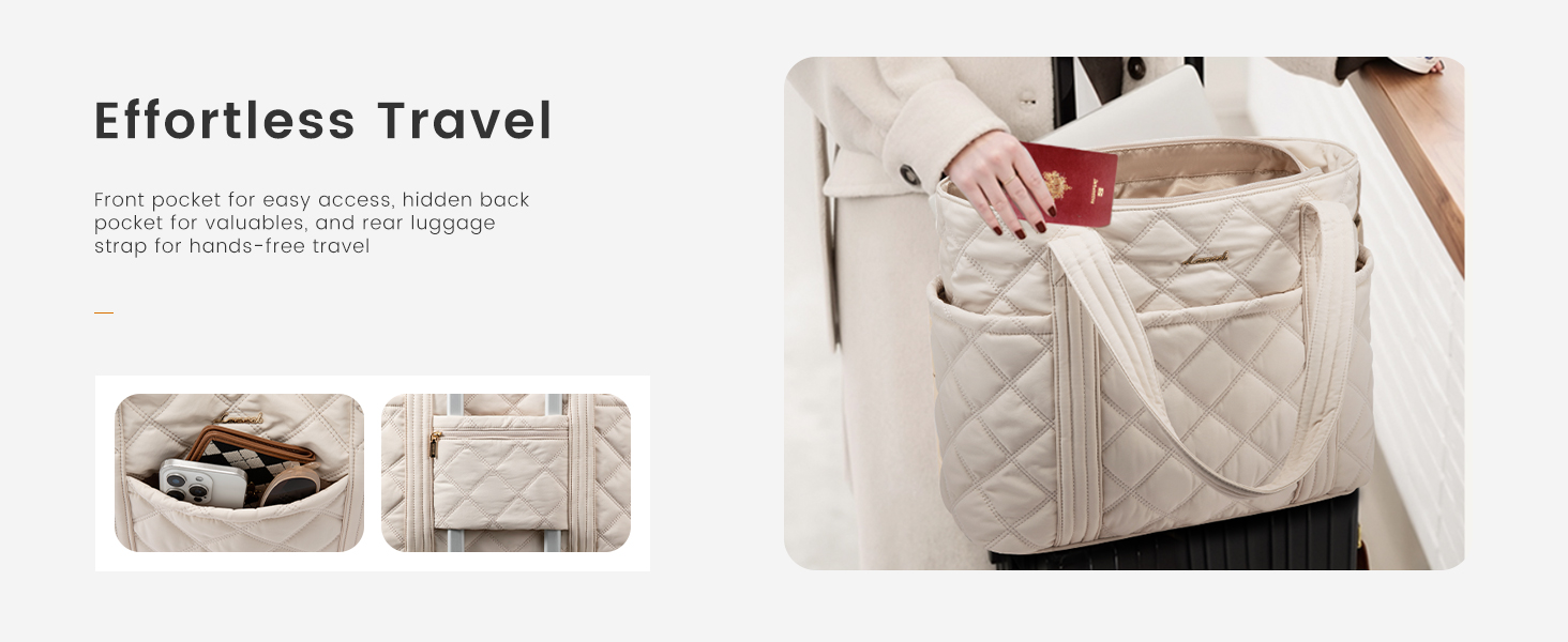 LOVEVOOK Сумка-шопер, велика, чорна (M, рожева): сумка для ноутбука 15.6