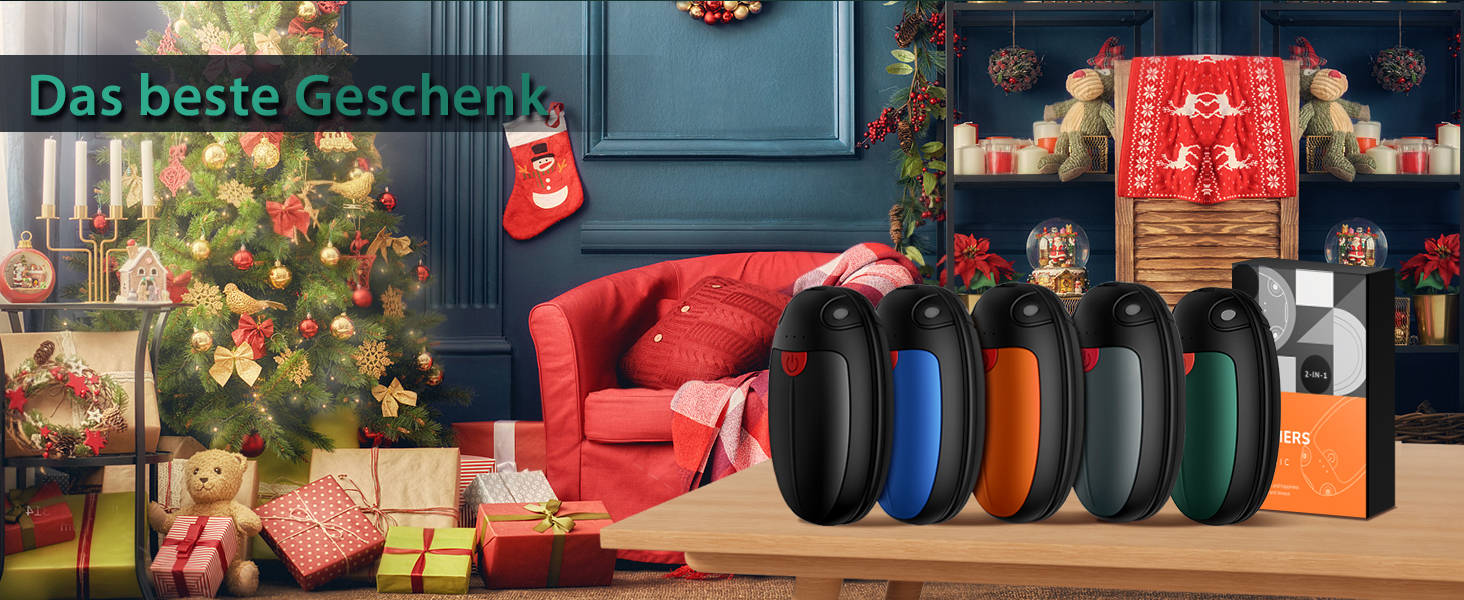 Електричні грілки для рук VTHW 2 шт. - USB, 20 годин тепла, 3 рівні температури, для спорту та артриту (зелені)