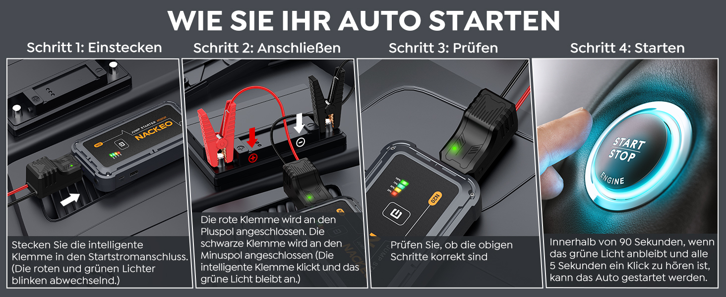 Powerbank для запуску двигуна 7000A - запуск авто, SUV, мотоцикла, вантажівки. 12V, LED ліхтарик, кабель для підключення